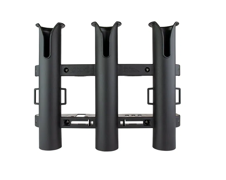 325033-1 – SEA DOG Fishing Rod Holder, Three Pole Rod Holder Holds Knife/ Plier/ 16 Fishing Lures/ Accessory Track Mo...